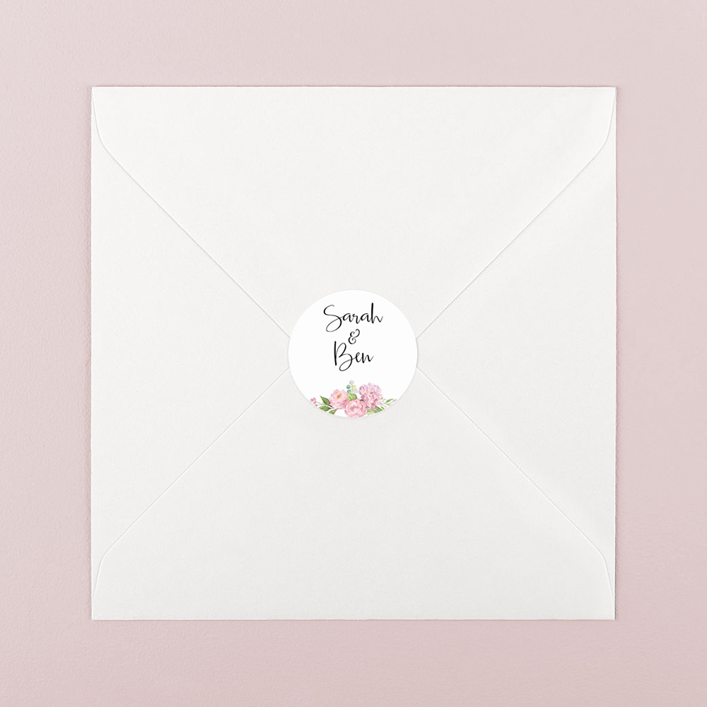 Pack of 'Hydrangea' Stickers