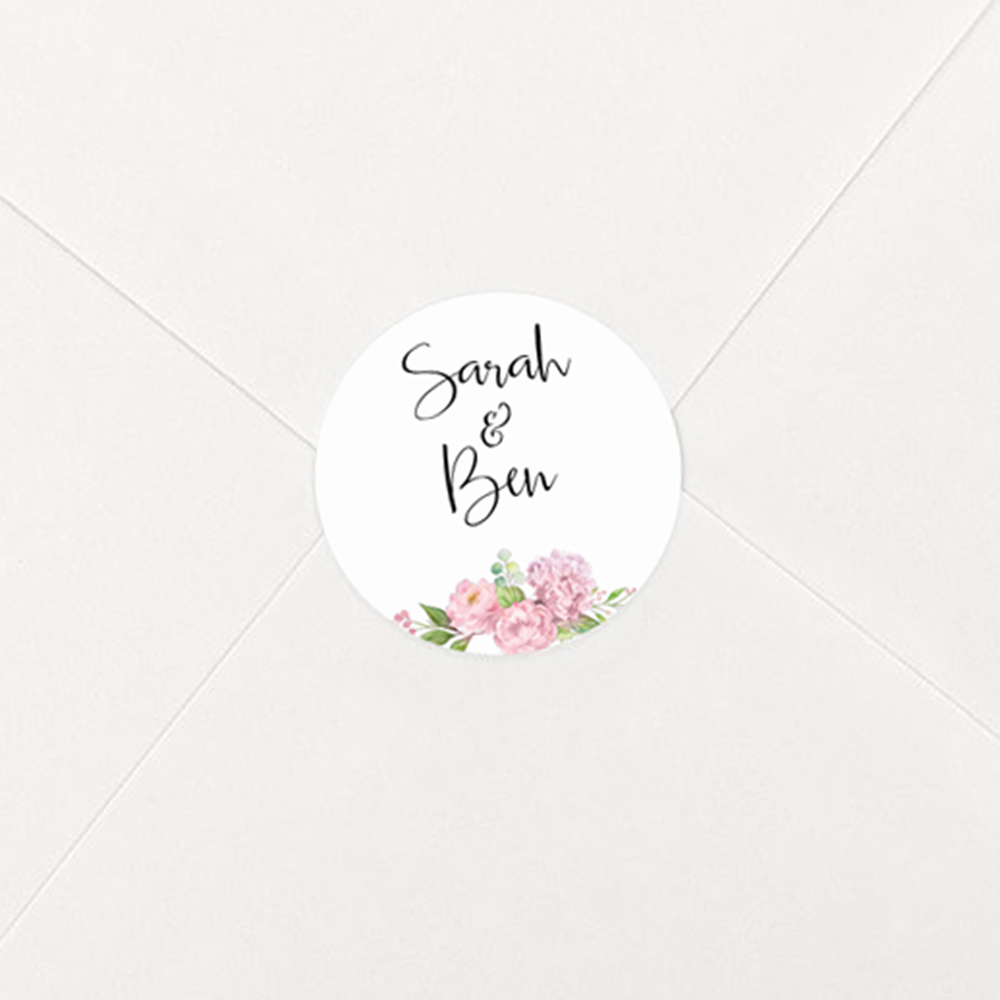 Pack of 'Hydrangea' Stickers