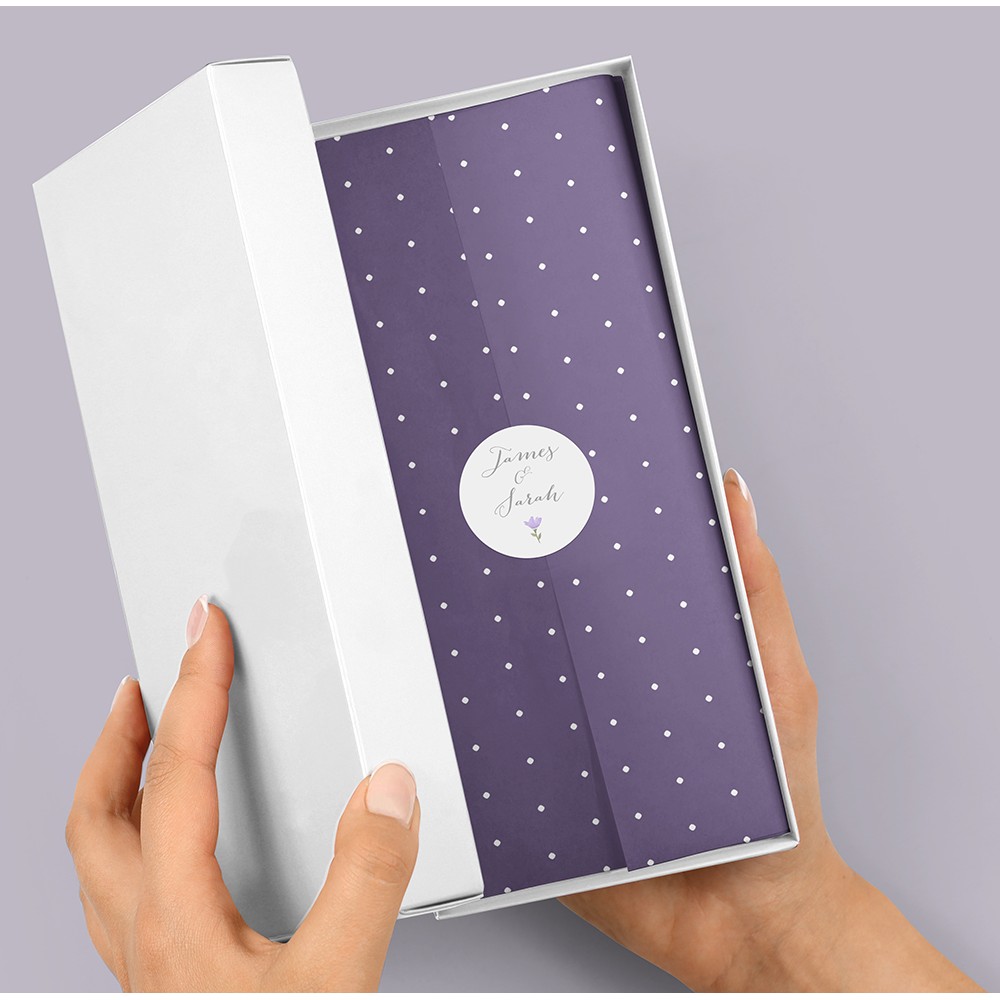 Pack of 'Lavender Floral' Stickers