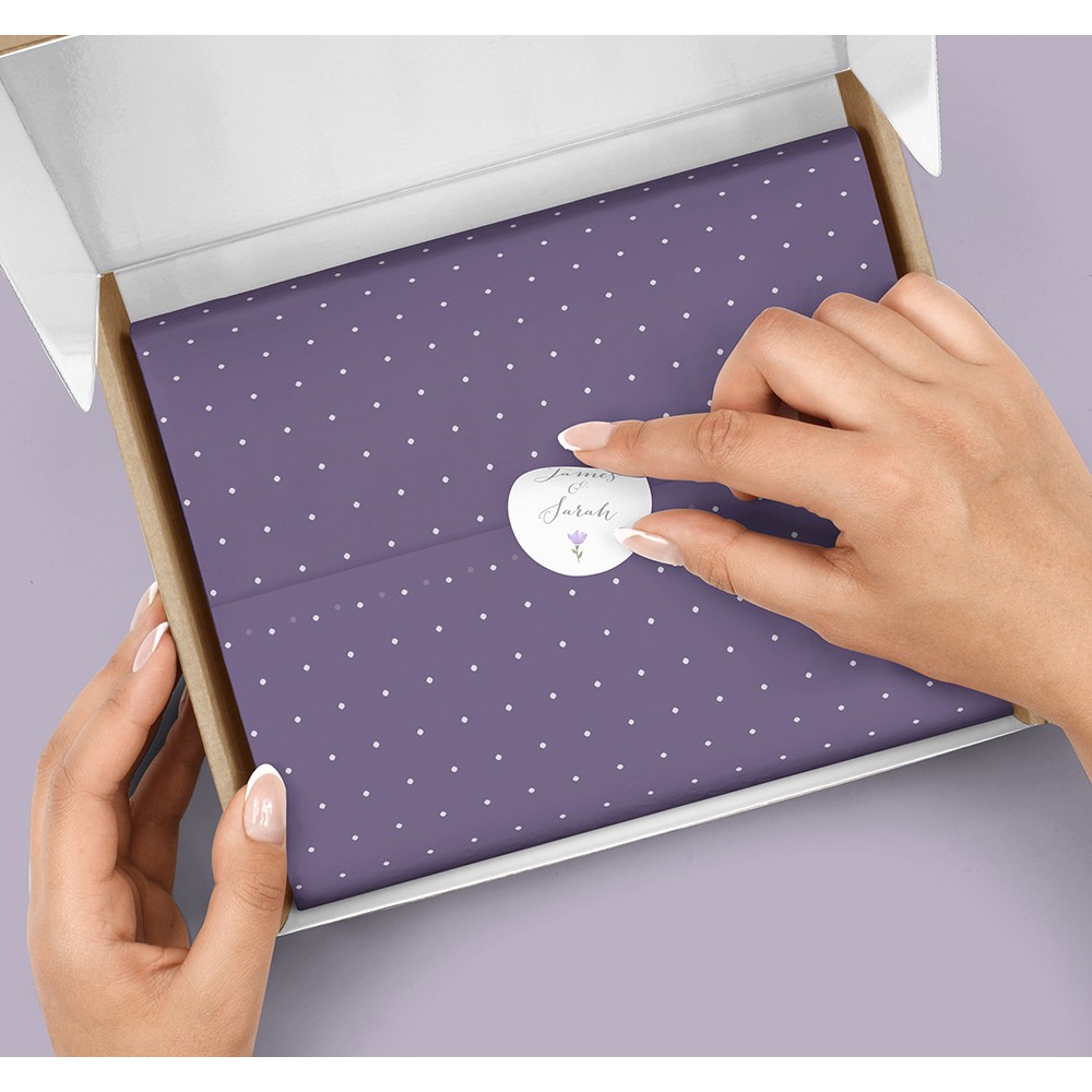 Pack of 'Lavender Floral' Stickers