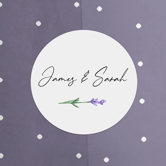 Pack of 'Lavender L11' Stickers