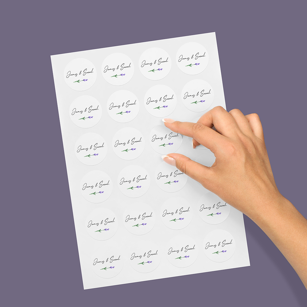 Pack of 'Lavender L11' Stickers