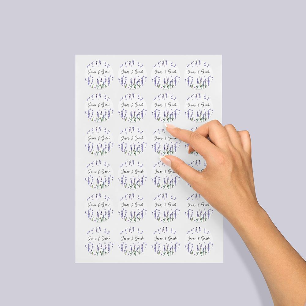 Pack of 'Lavender' Stickers
