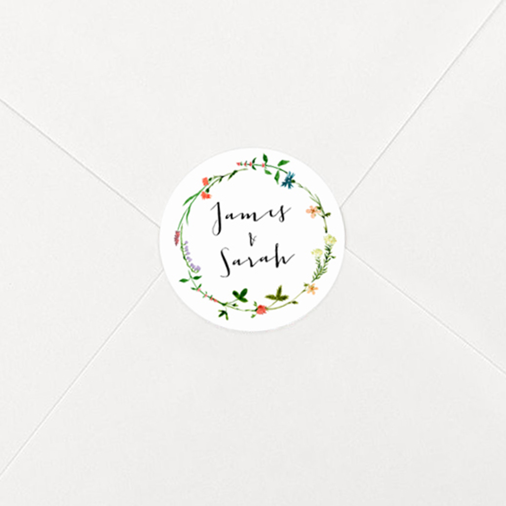 Pack of 'Meadow Floral' Stickers