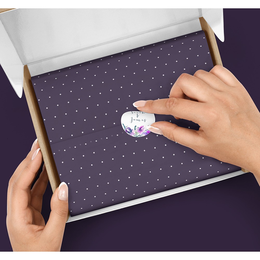 Pack of 'Midnight Iris' Stickers