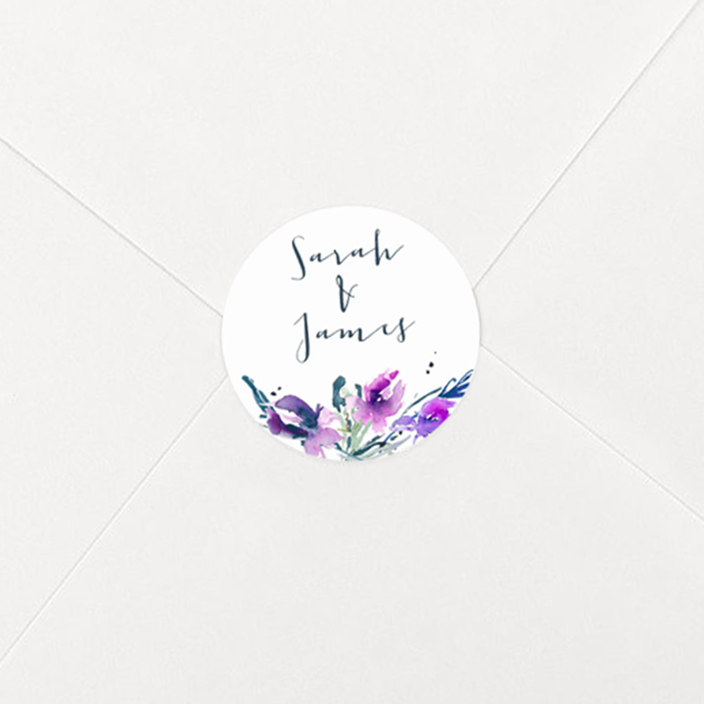 Pack of 'Midnight Iris' Stickers