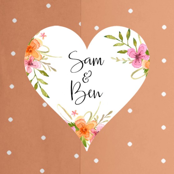 Pack of 'Multi Floral Watercolour' Stickers