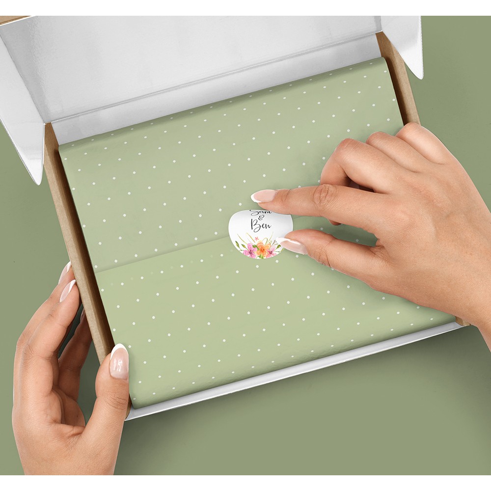 Pack of 'Multi Floral Watercolour' Stickers