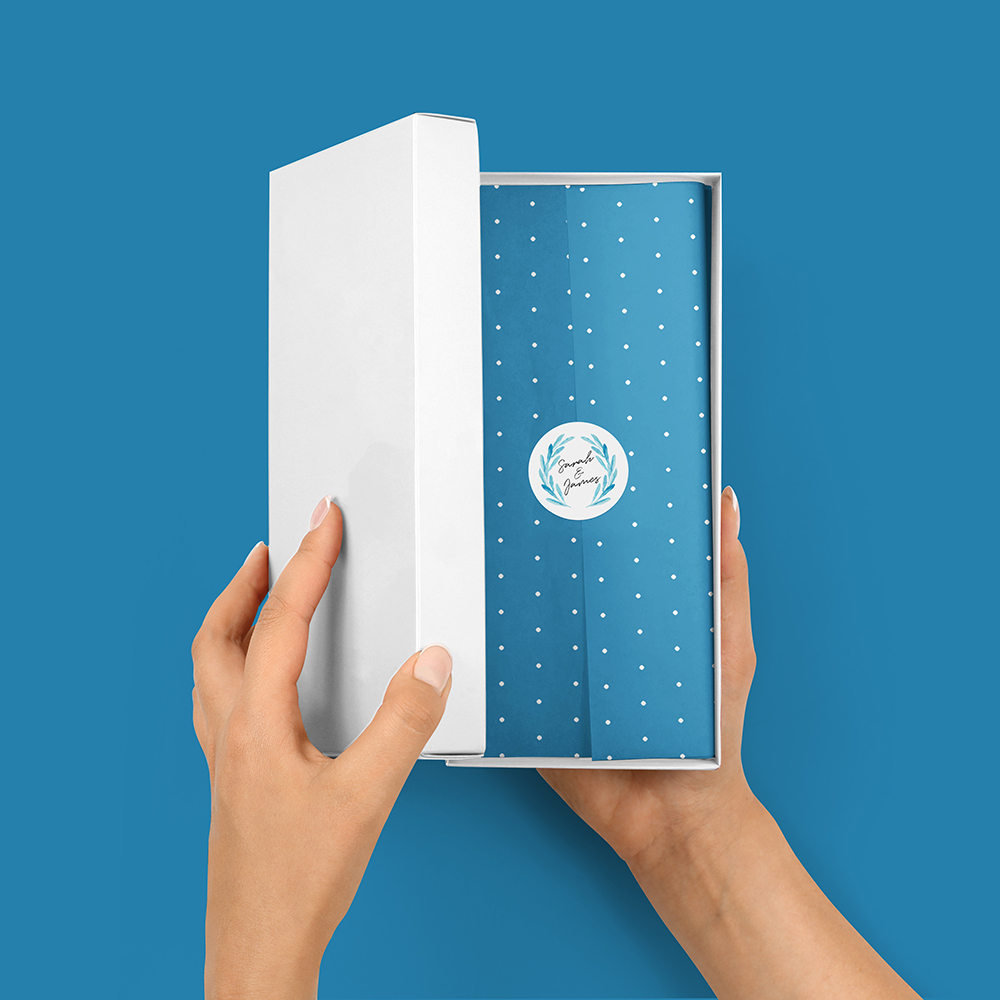 Pack of 'Olive Blue' Stickers