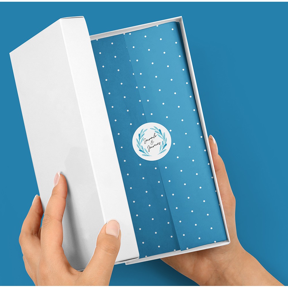 Pack of 'Olive Blue' Stickers