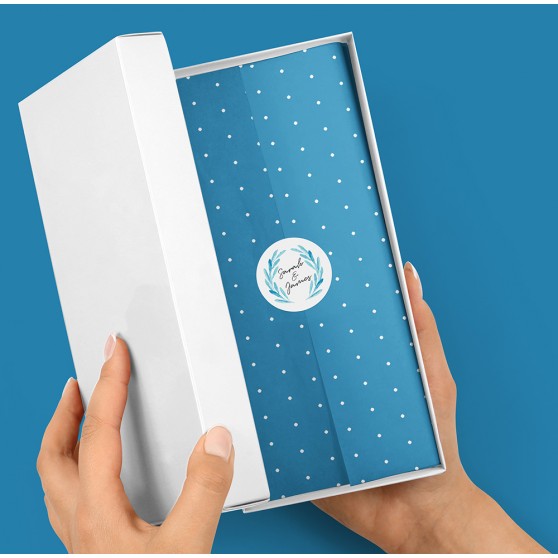 Pack of 'Olive Blue' Stickers