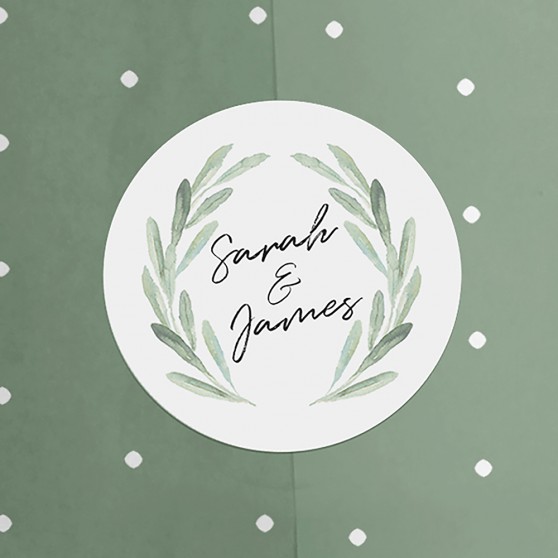 Pack of 'Olive' Stickers