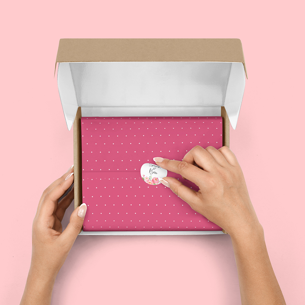 Pack of 'Peony' Stickers