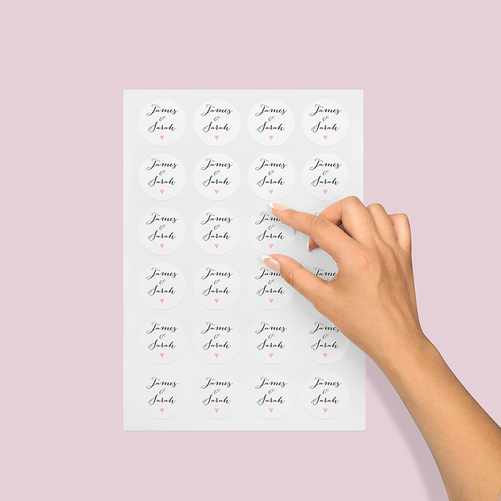 Pack of 'Pink Flag Bunting' Stickers