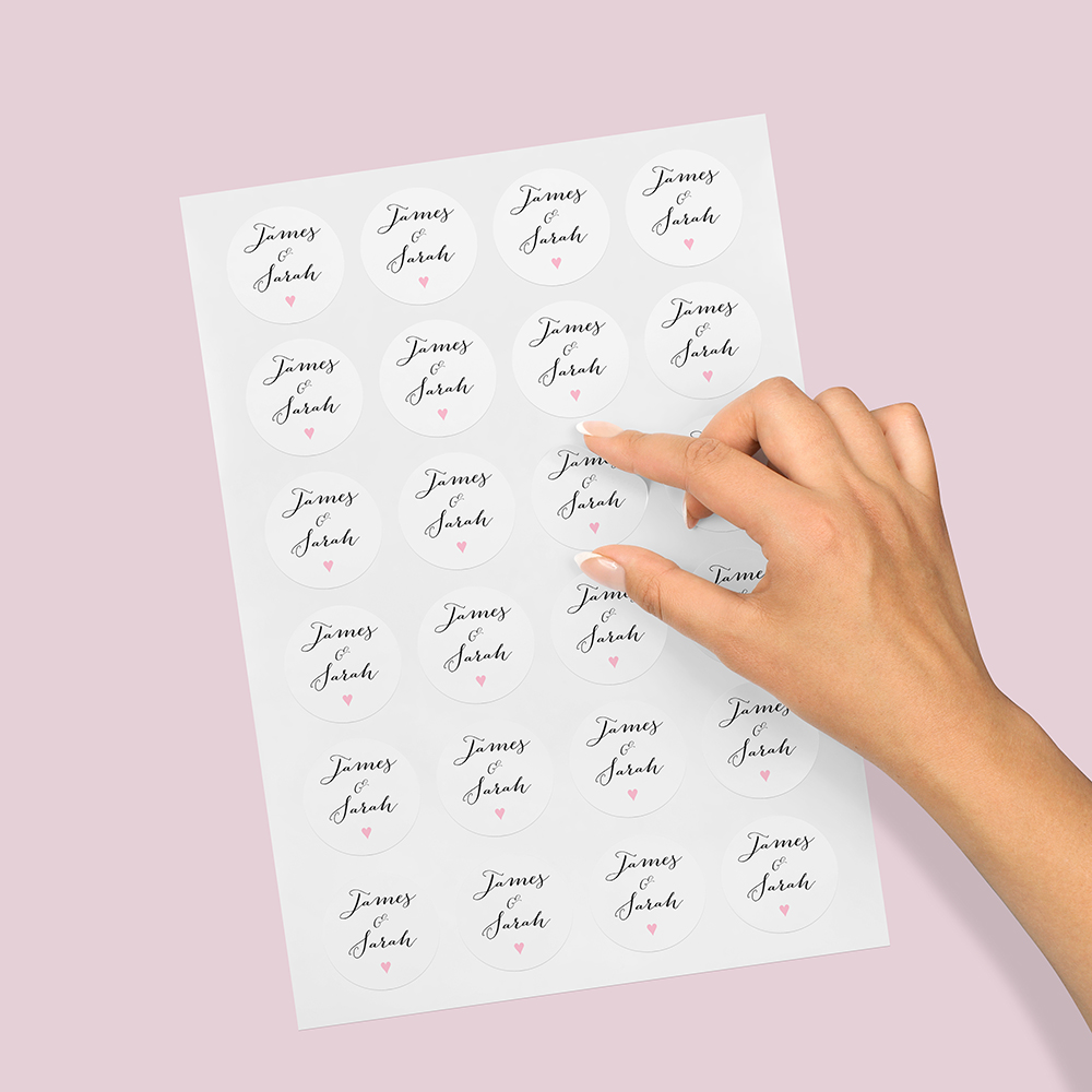 Pack of 'Pink Flag Bunting' Stickers