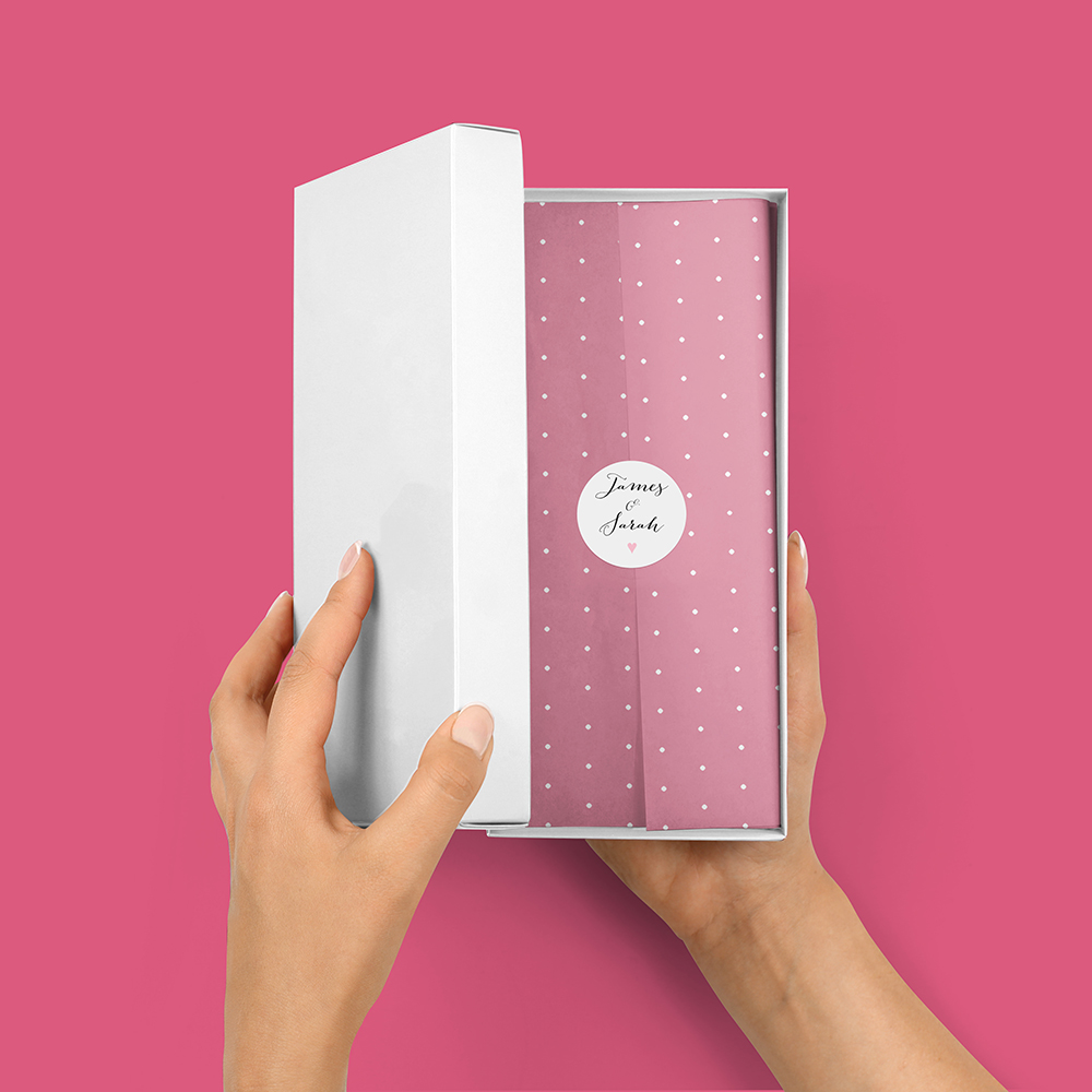 Pack of 'Pink Flag Bunting' Stickers