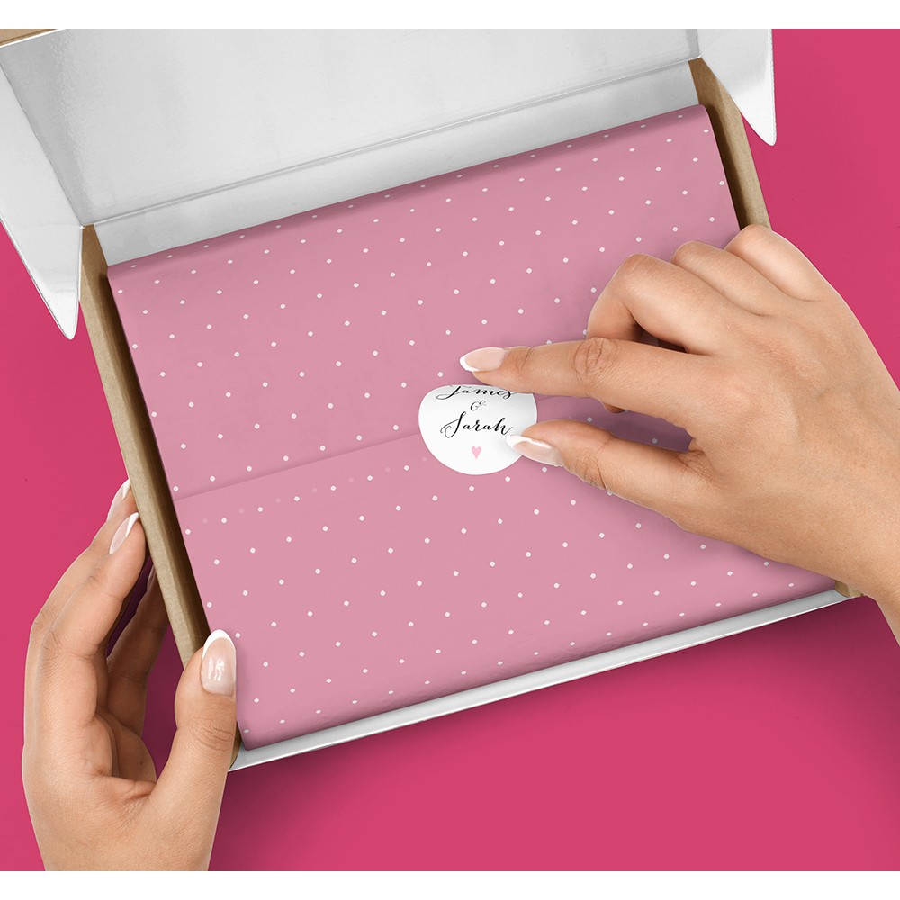 Pack of 'Pink Flag Bunting' Stickers