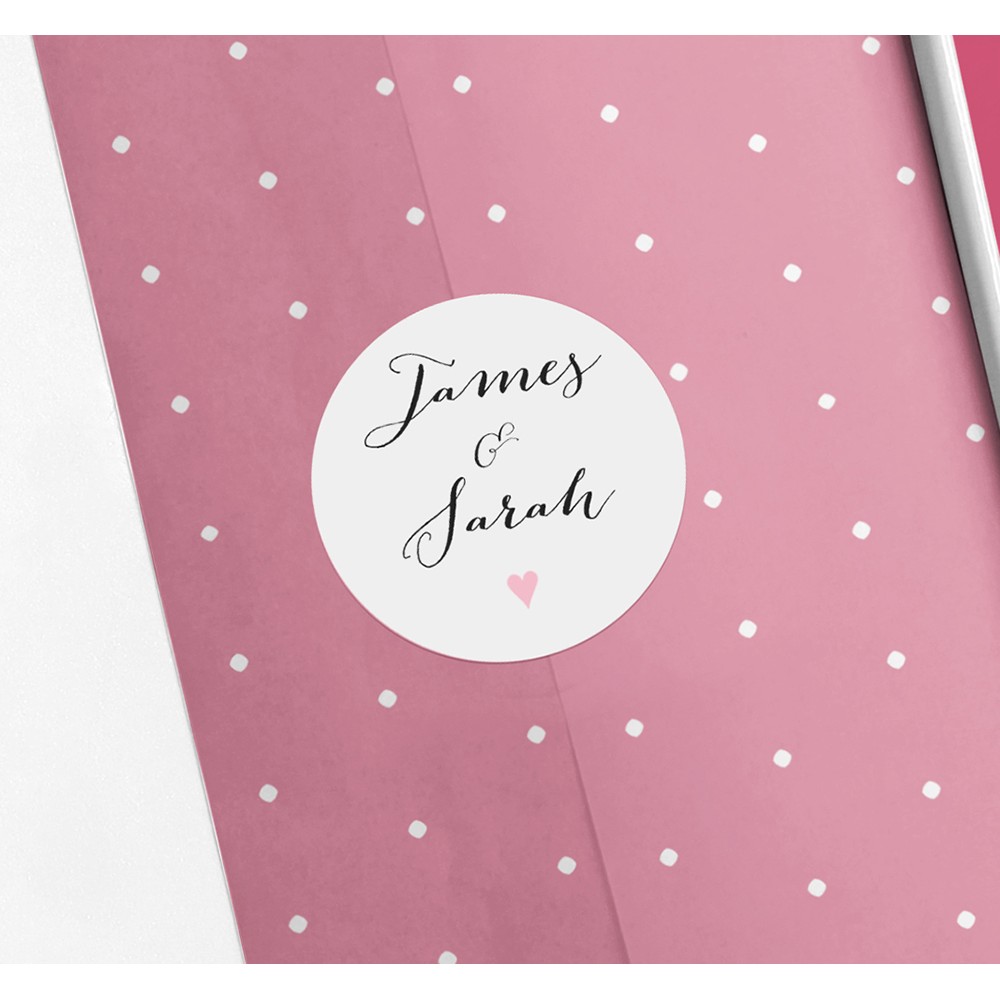 Pack of 'Pink Flag Bunting' Stickers