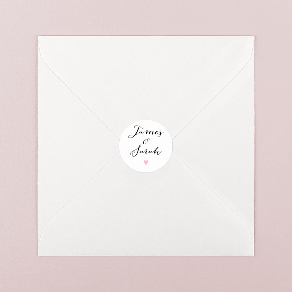 Pack of 'Pink Flag Bunting' Stickers