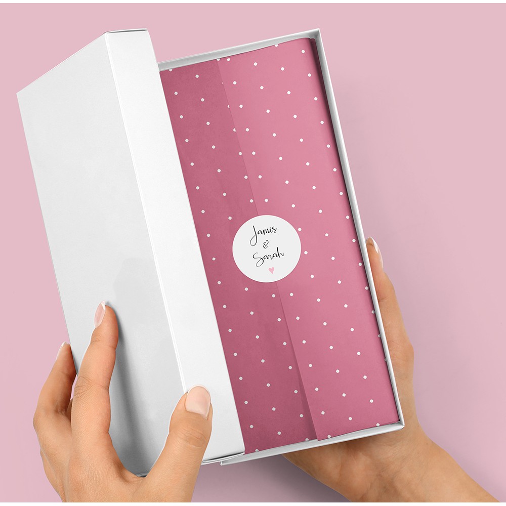 Pack of 'Pink Heart' Stickers