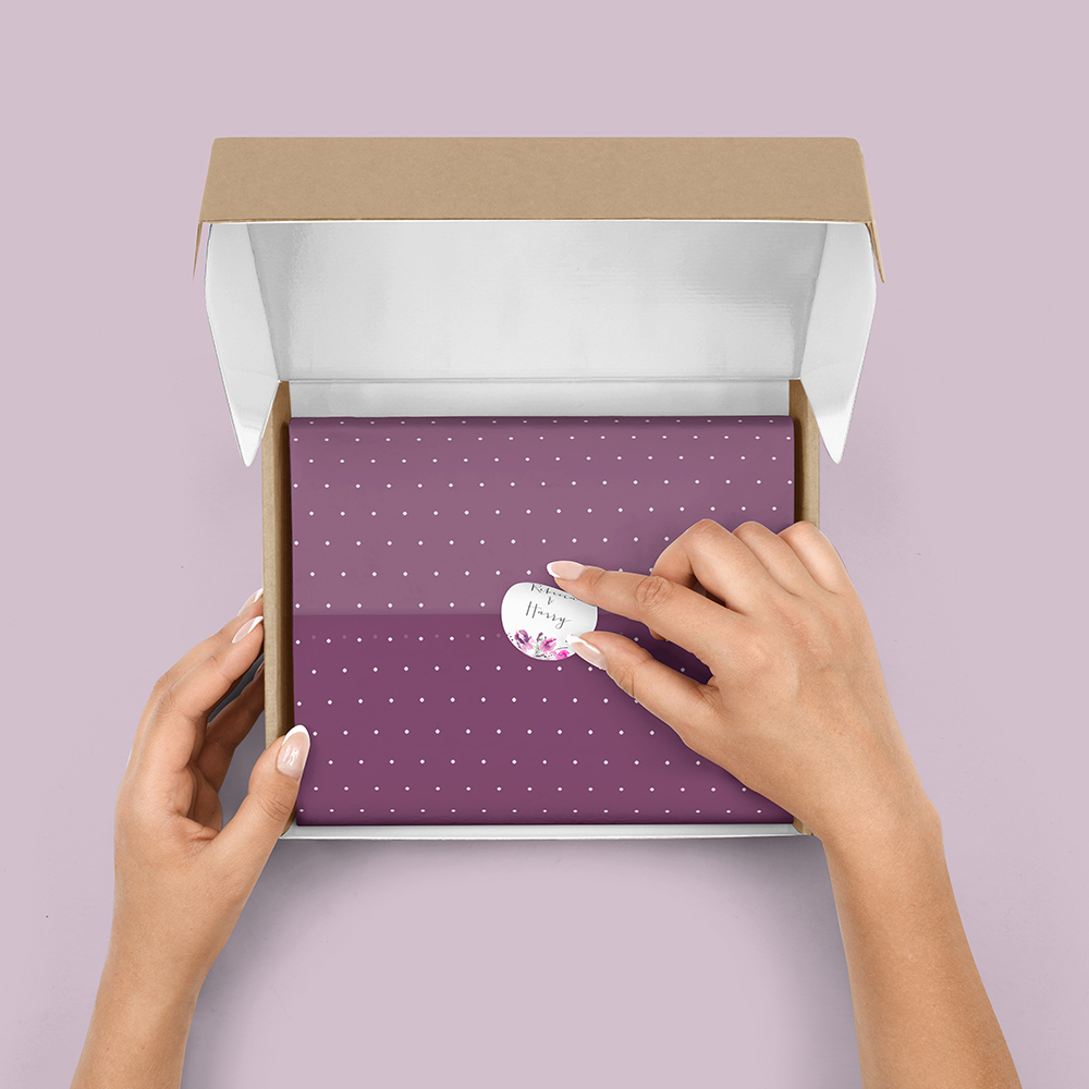 Pack of 'Pink Iris' Stickers