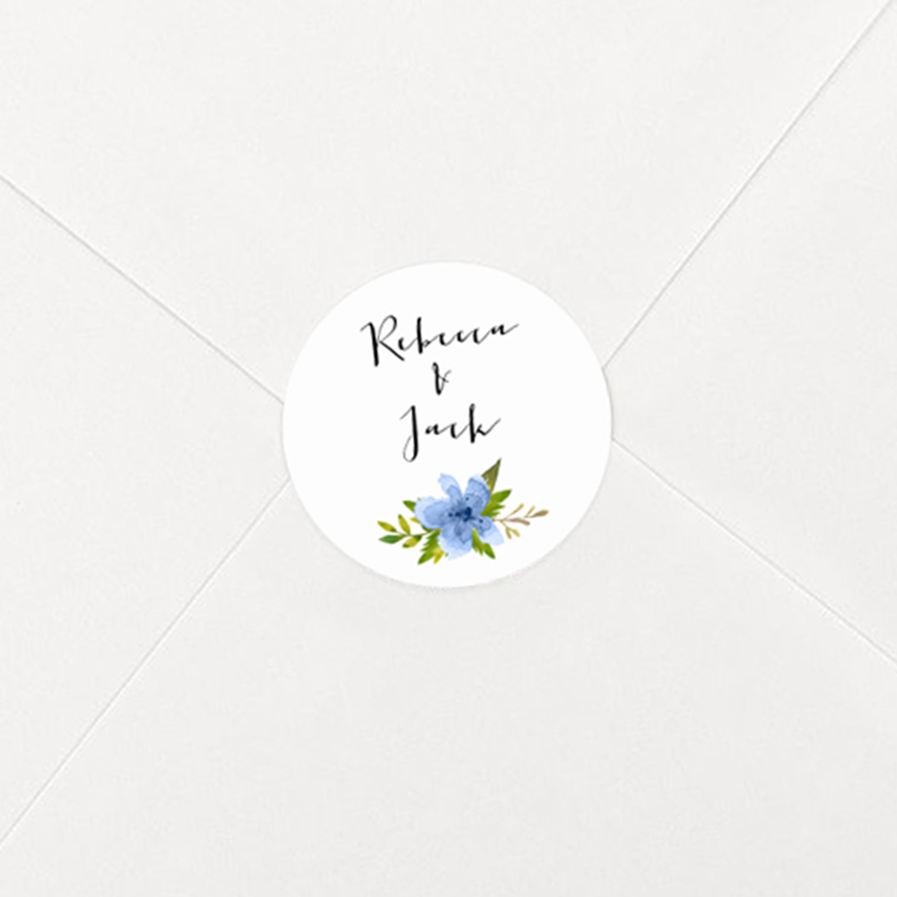 Pack of 'Pretty in Blue' Stickers