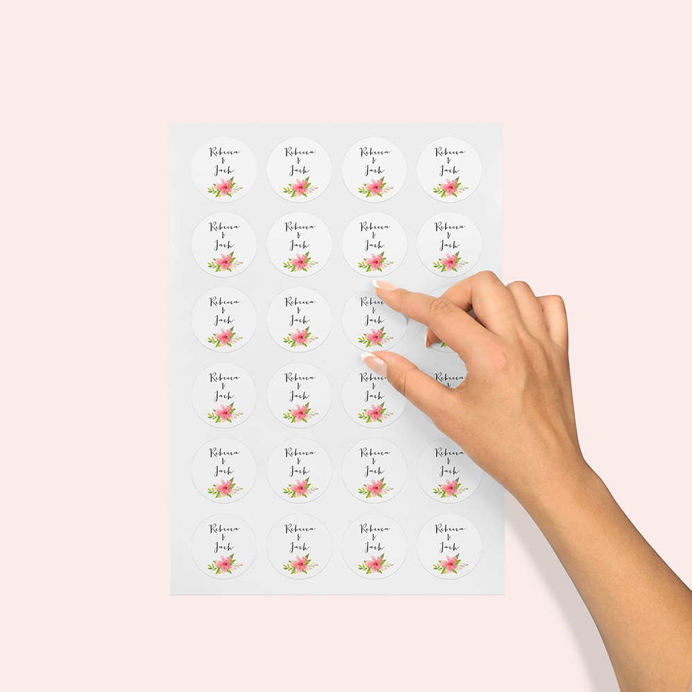 Pack of 'Pretty in Pink' Stickers