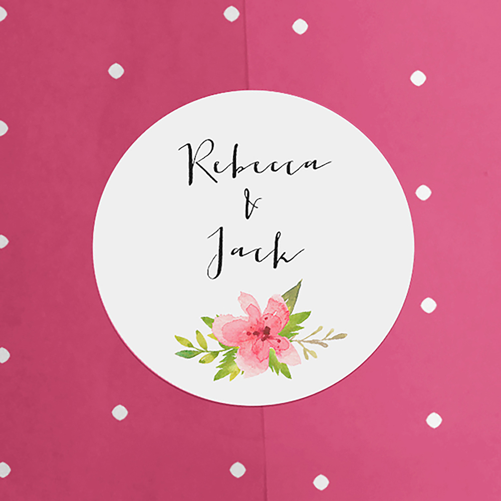 'Pretty In Pink' Sleeve Invite