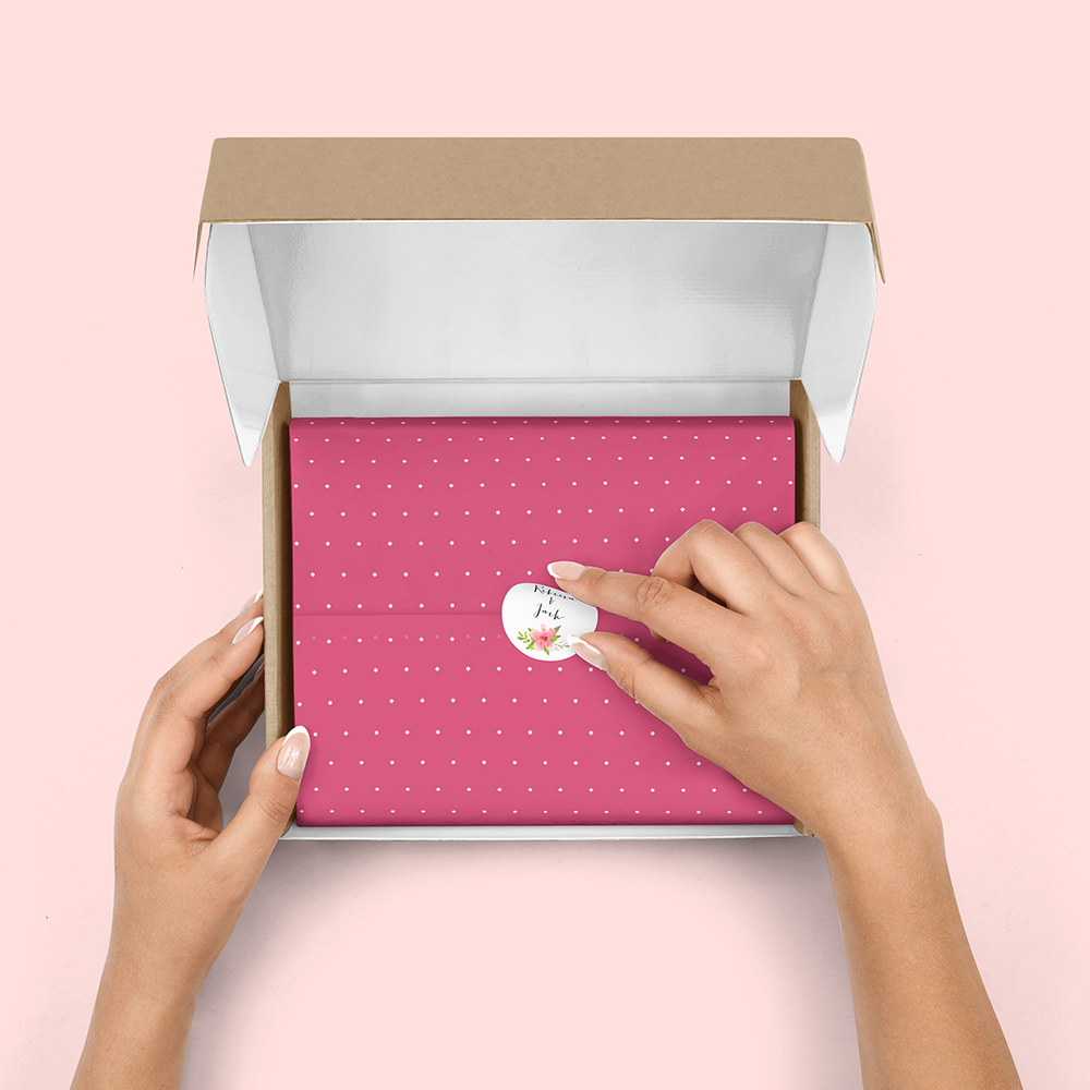 Pack of 'Pretty in Pink' Stickers