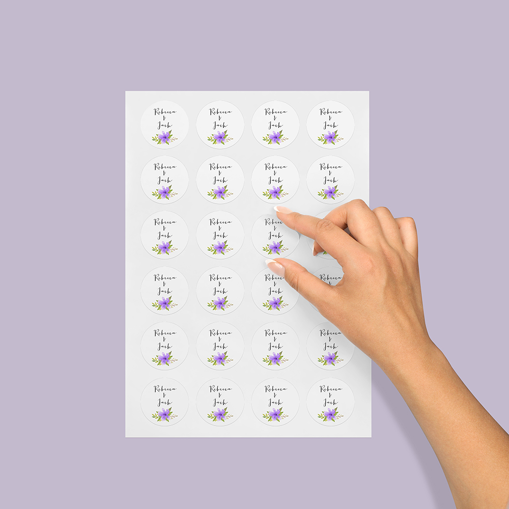 Pack of 'Pretty in Purple' Stickers