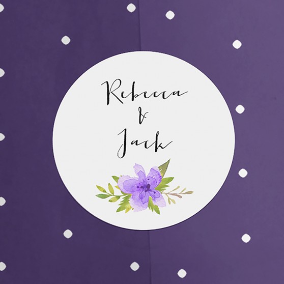 Pack of 'Pretty in Purple' Stickers