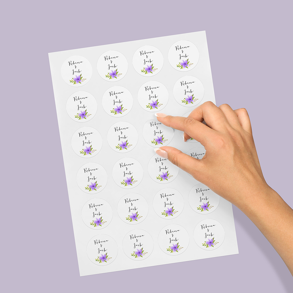 Pack of 'Pretty in Purple' Stickers
