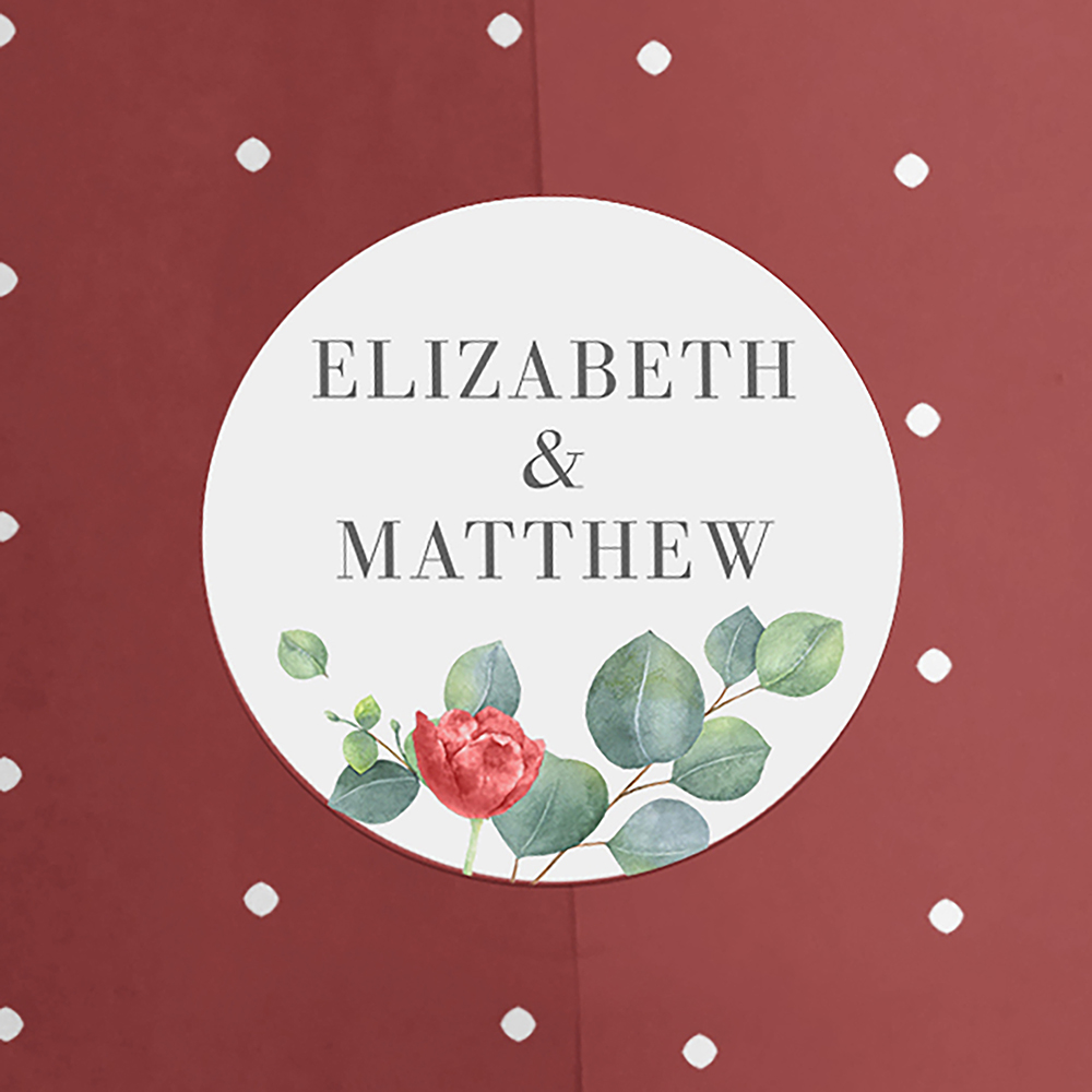 Pack of 'Red Eucalyptus' Stickers