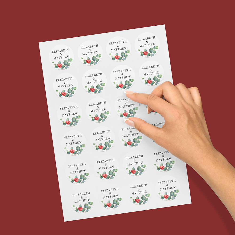 Pack of 'Red Eucalyptus' Stickers