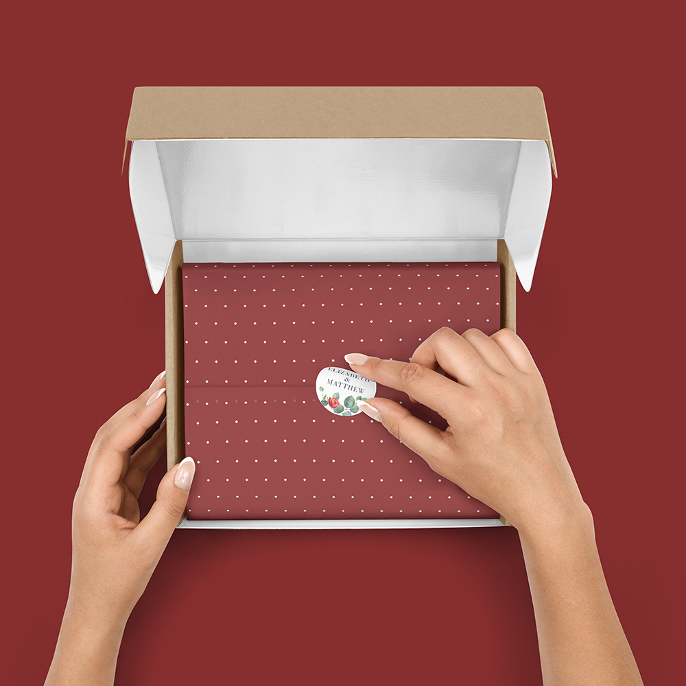 Pack of 'Red Eucalyptus' Stickers