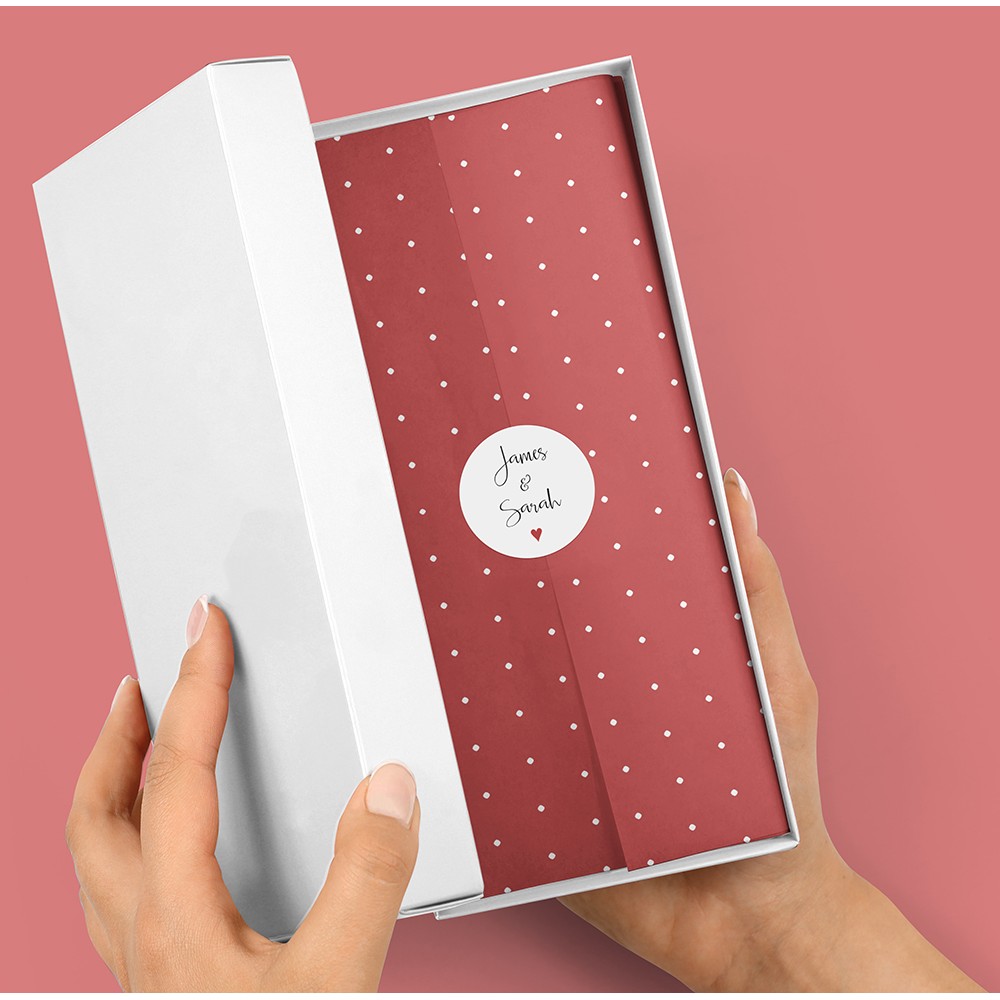 Pack of 'Red Heart' Stickers