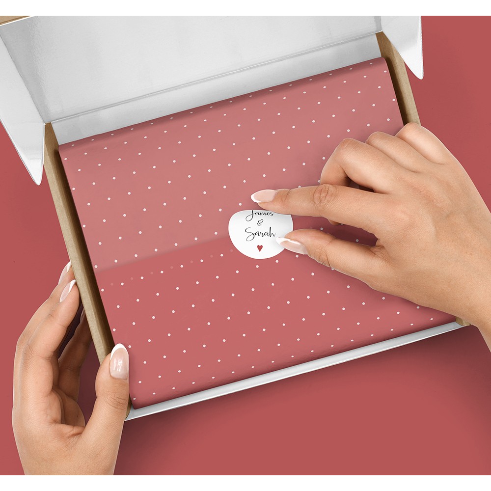 Pack of 'Red Heart' Stickers