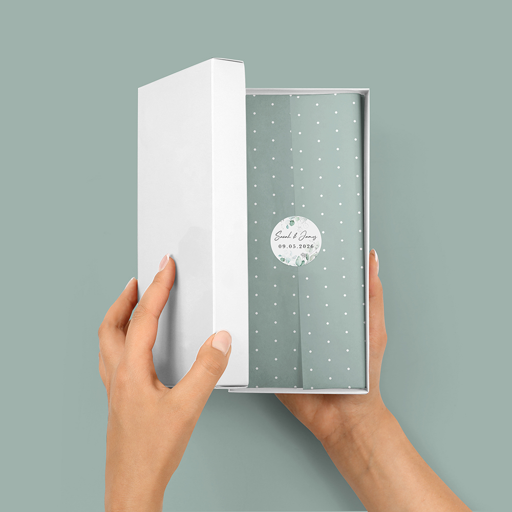 Pack of 'Silver Eucalyptus' Stickers