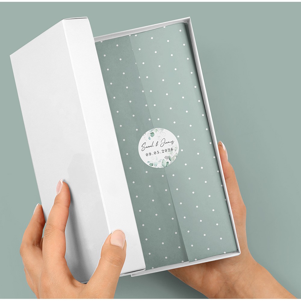 Pack of 'Silver Eucalyptus' Stickers