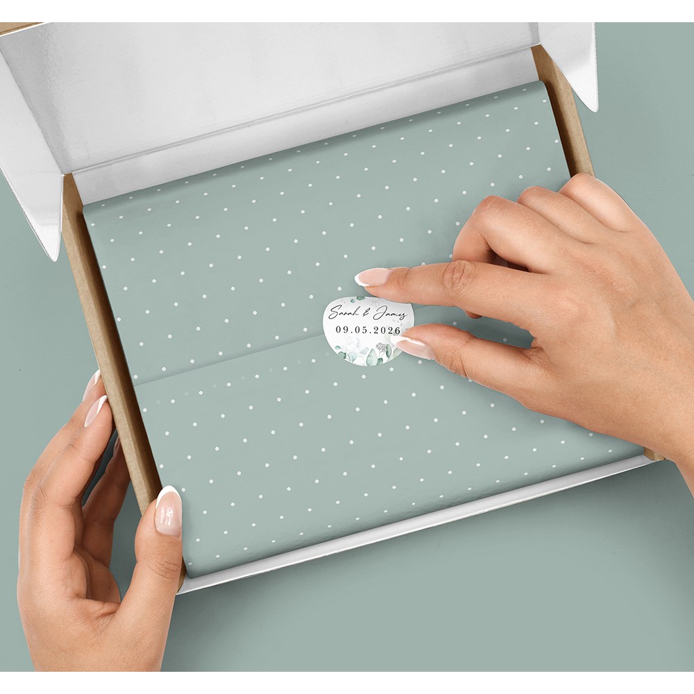 Pack of 'Silver Eucalyptus' Stickers