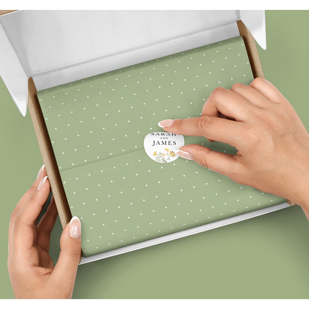 Pack of 'Spring Yellow' Stickers