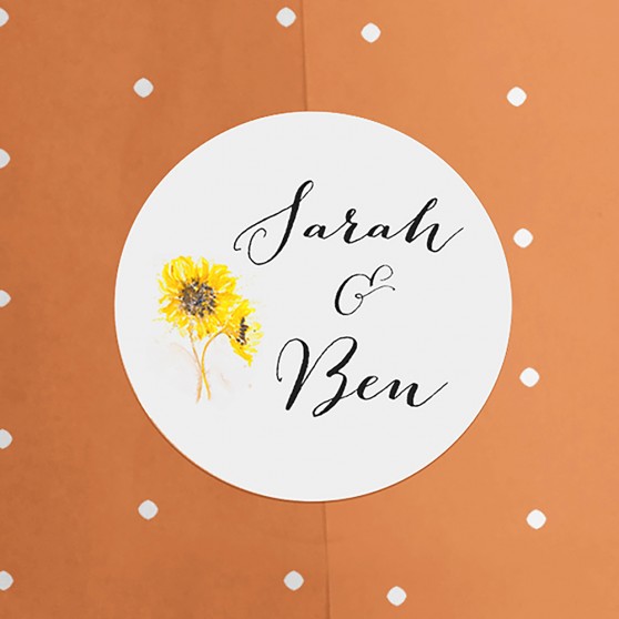 Pack of 'Sunflower' Stickers