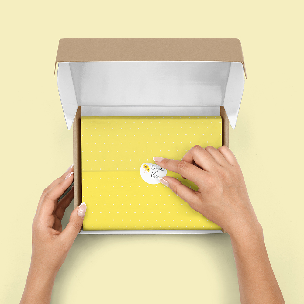 Pack of 'Sunflower 2' Stickers