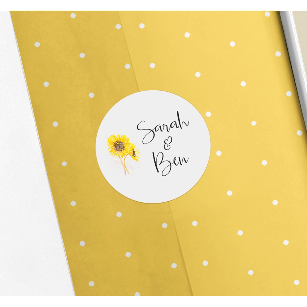 Pack of 'Sunflower 2' Stickers