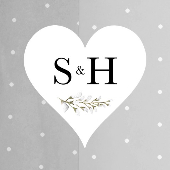 Pack of 'White Wisteria' Stickers