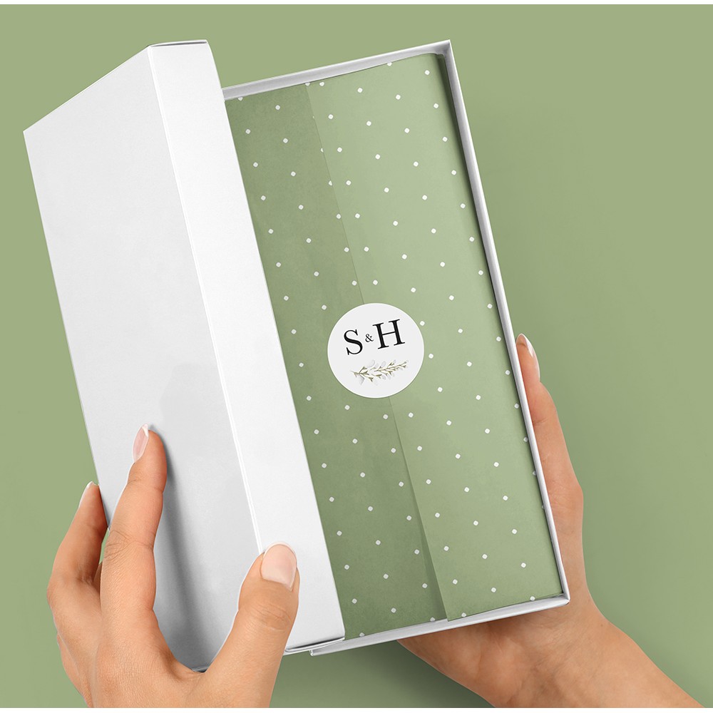 Pack of 'White Wisteria' Stickers