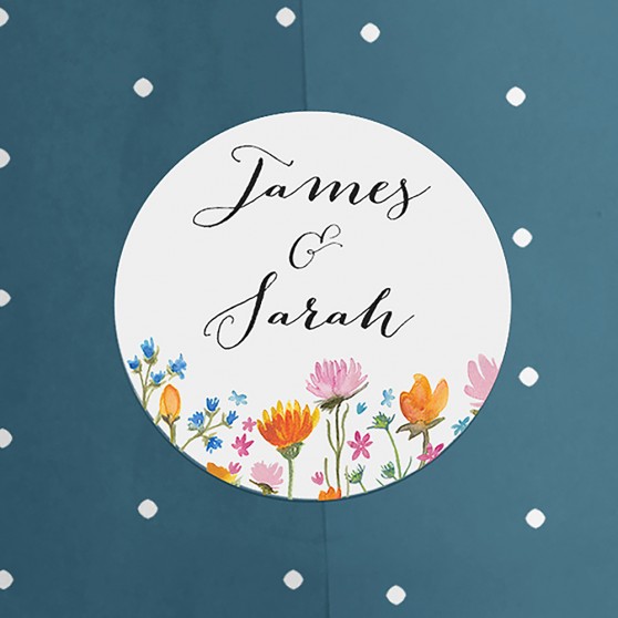 Pack of 'Wild Floral' Stickers