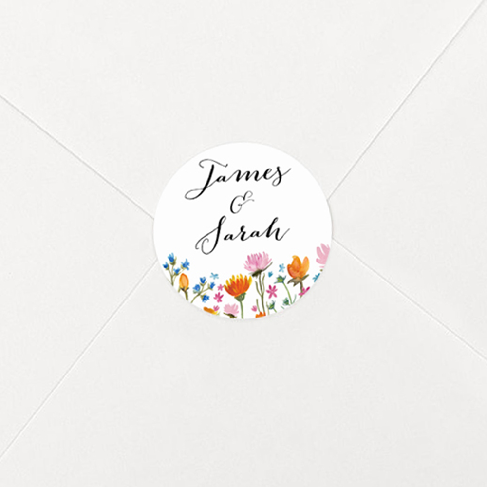 Pack of 'Wild Floral' Stickers