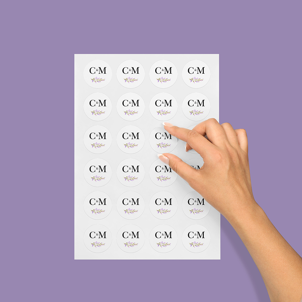 Pack of 'Wisteria' Stickers