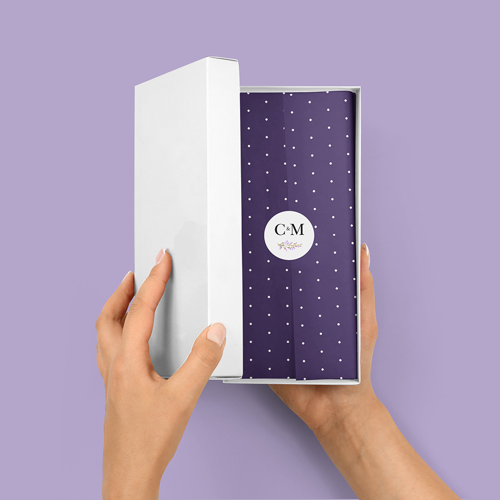 Pack of 'Wisteria' Stickers